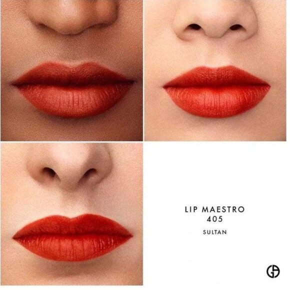 Giorgio Armani Lip Power Vivid Colour Long Wear Lipstick 405 Sultan *BNIB* - Picture 1 of 2